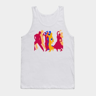 flaming flamenco transparent Tank Top